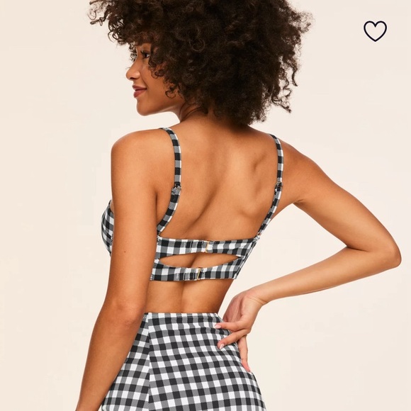 Adore Me Classic Checkered Bikini Top - Picture 2 of 8